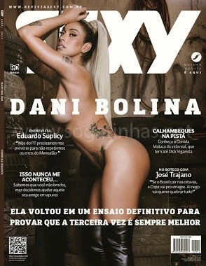 CAPA Revista Sexy - Dani Bolina - Abril 2014