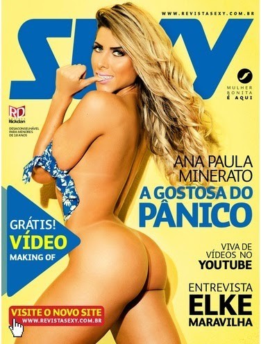 baixar Revista Sexy - Ana Paula Minerato - Agosto 2014 (Fotos + Vídeo Making Of) download