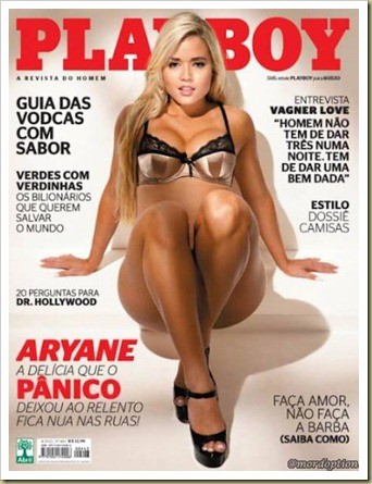 baixar Revista Playboy da ex-panicat Aryane Steinkopf download