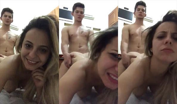 baixar Anny de Ribeirão Preto-SP fez video selfie levando de quatro download