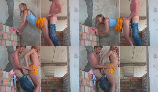 4PhcXyf Comendo uma novinha loirinha na obra abandonada