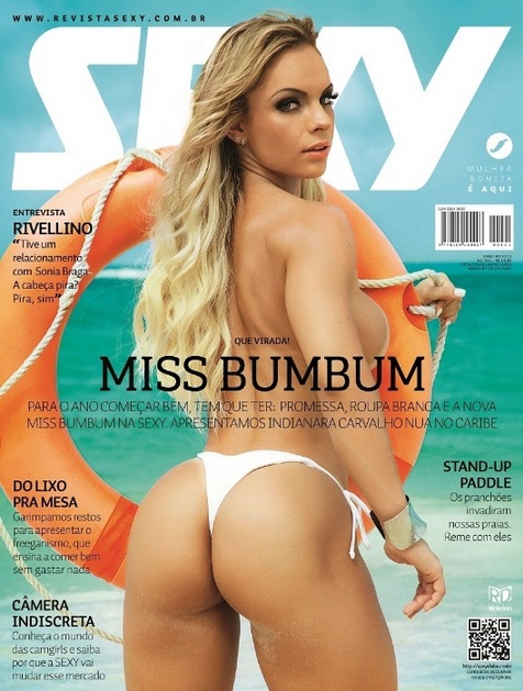 Aj6yf7y Revista Sexy - Indianara Carvalho - Janeiro 2015