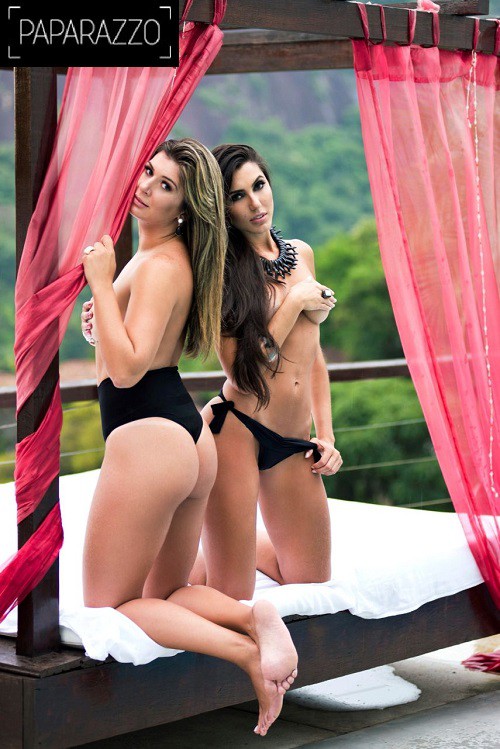 BY8gUwc Paparazzo -  Kelly Baron e Samara Pessato (Fotos + Vídeo HD)