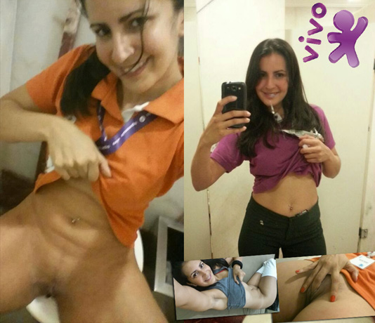 UPCsyy2 Atendente gostosa da Vivo vazou no whatsapp