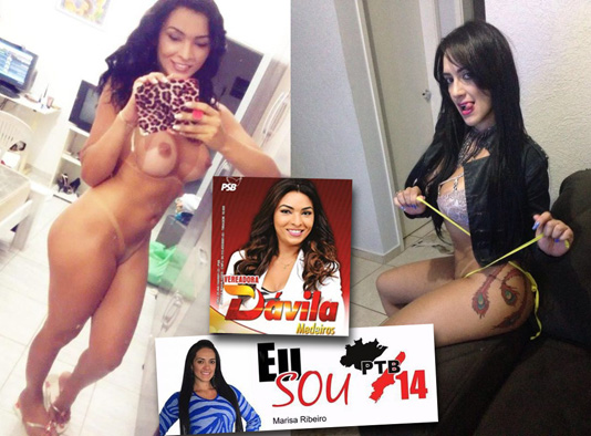 XHTaCOD Vídeos e fotos vazadas das candidatas a vereadora Dávila Medeiros e Marisa Ribeiro