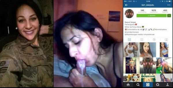 ZBlYpXL Sargento Raquel caiu na net pagando boquete (Vídeo e fotos)